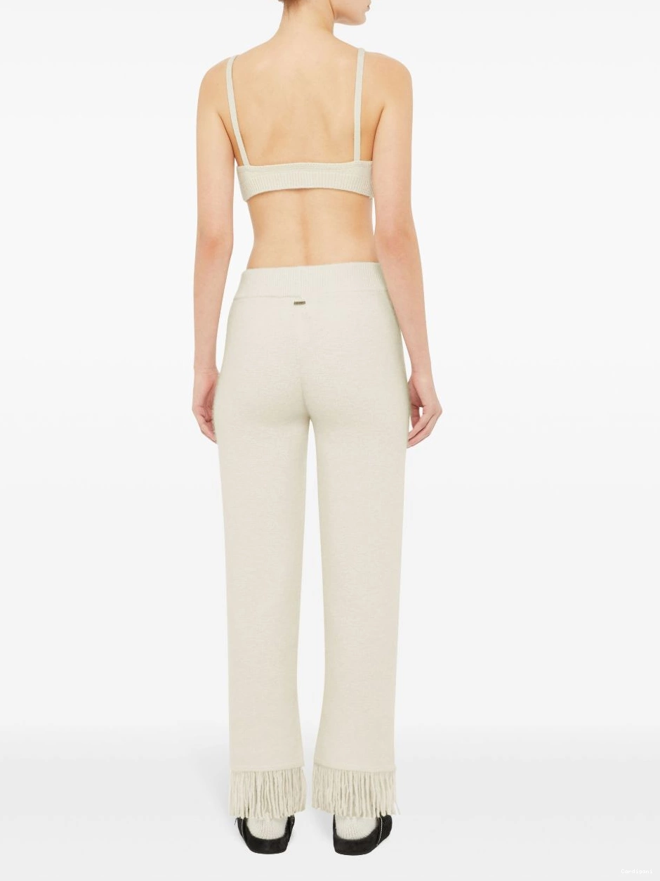 Cheap fringe-detail Alanui Women trousers Finest 0407